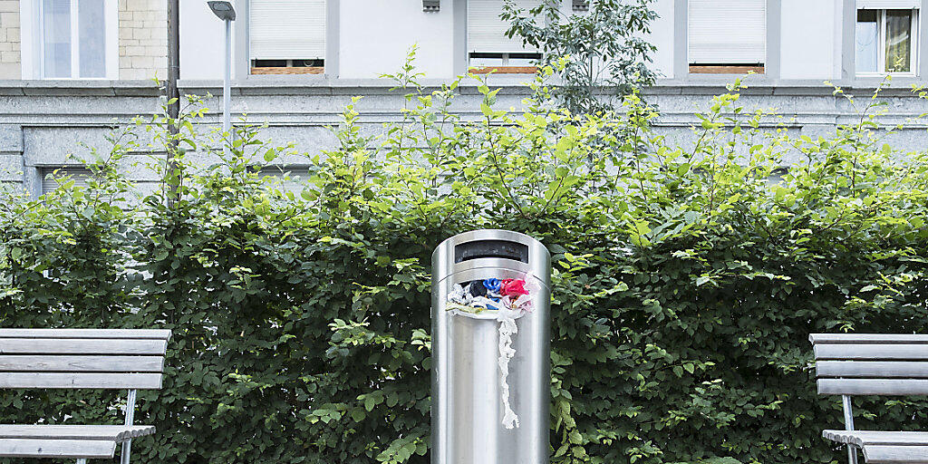 Ziel der Stadt Bern ist, den Abfall im öffentlichen Raum einzudämmen. (Archivbild)
