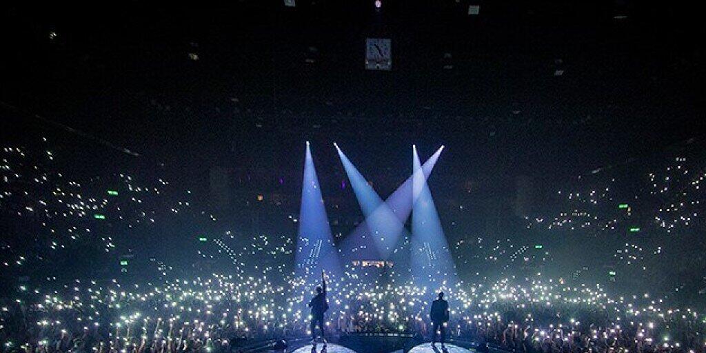An der Energy Star Night im Zürcher Hallenstadion traten 14 Künstler auf.
