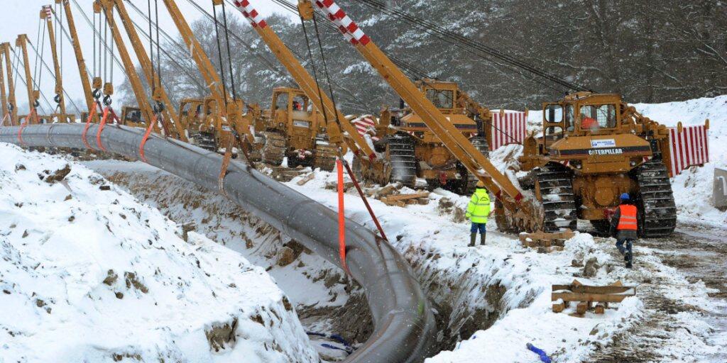 Die Gaspipeline Nordstream 2 ist US-Präsident Donald Trump ein Dorn im Auge. (Archivbild)