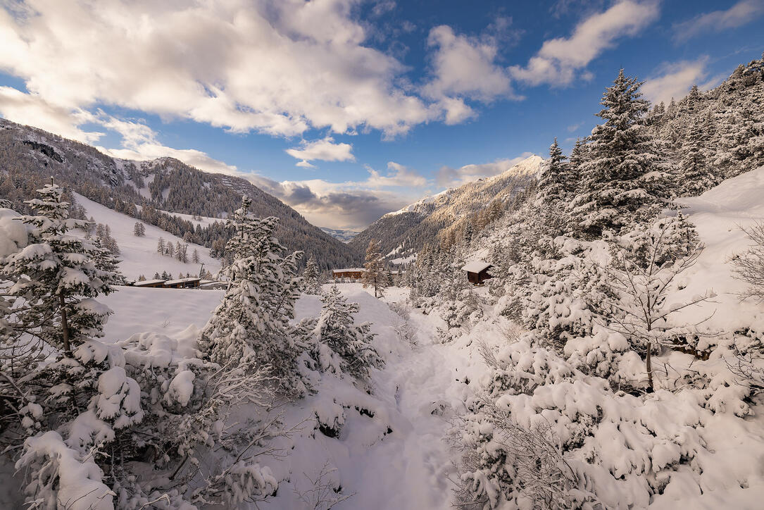 Der erste Schnee in Malbun und Steg