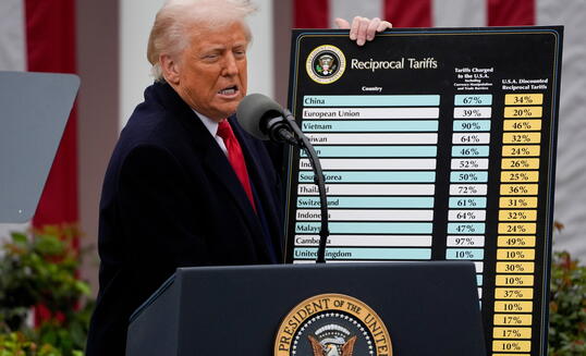 US President Trump unveils new tariffs on so-called Liberation Day