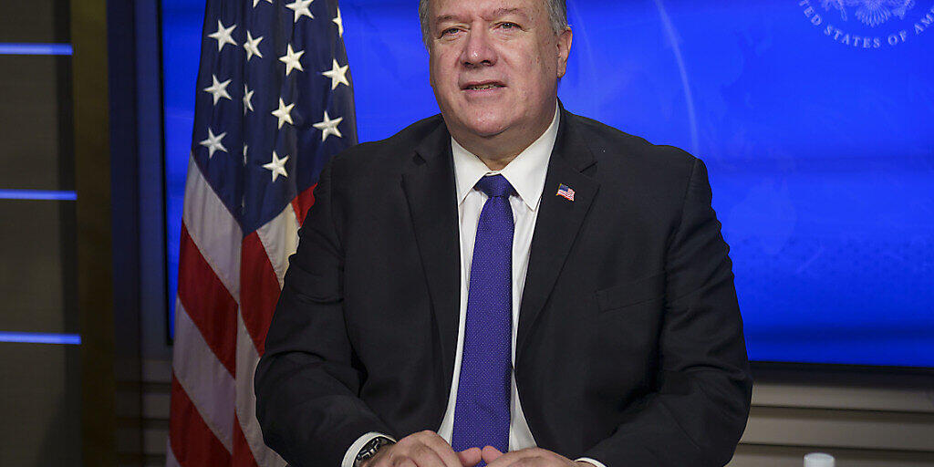 HANDOUT - US-Außenminister Mike Pompeo. Foto: Ron Przysucha/US Department of State/dpa - ACHTUNG: Nur zur redaktionellen Verwendung im Zusammenhang mit der aktuellen Berichterstattung und nur mit vollständiger Nennung des vorstehenden Credits