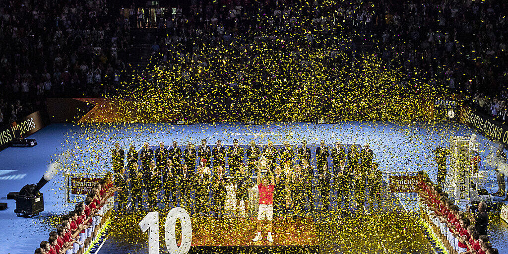 Roger Federer gewann im Oktober des letzten Jahres zum zehnten Mal die Swiss Indoors Basel Roger Federer gewann im Oktober des letzten Jahres zum zehnten Mal die Swiss Indoors Basel