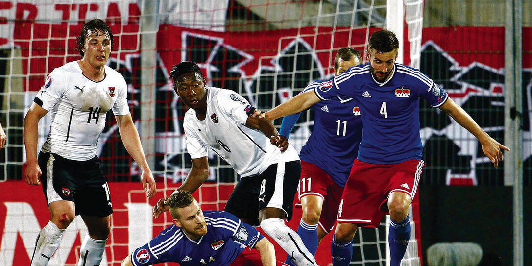 Fussball EM-Qualifikation Liechtenstein - Oesterreich