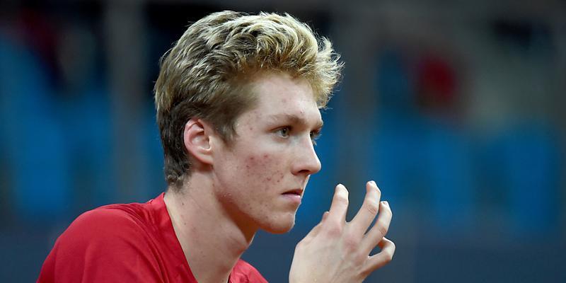 Niederlage beim Davis-Cup-Debüt: der 19-jährige Antoine Bellier Niederlage beim Davis-Cup-Debüt: der 19-jährige Antoine Bellier