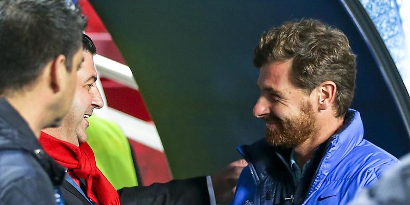 Gut gelaunt vor dem Wechsel nach Schanghai: André Villas-Boas (rechts)