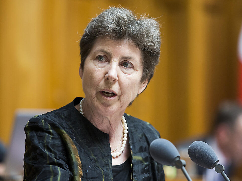 Kandidiert 2019 möglicherweise erneut: die Zürcher CVP-Nationalrätin Kathy Riklin. Sie gehört seit 1999 der grossen Kammer an. (Archivbild)