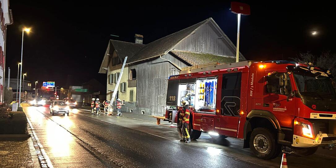 Einsatz der Feuerwehr Eschen am 5. Januar 2025