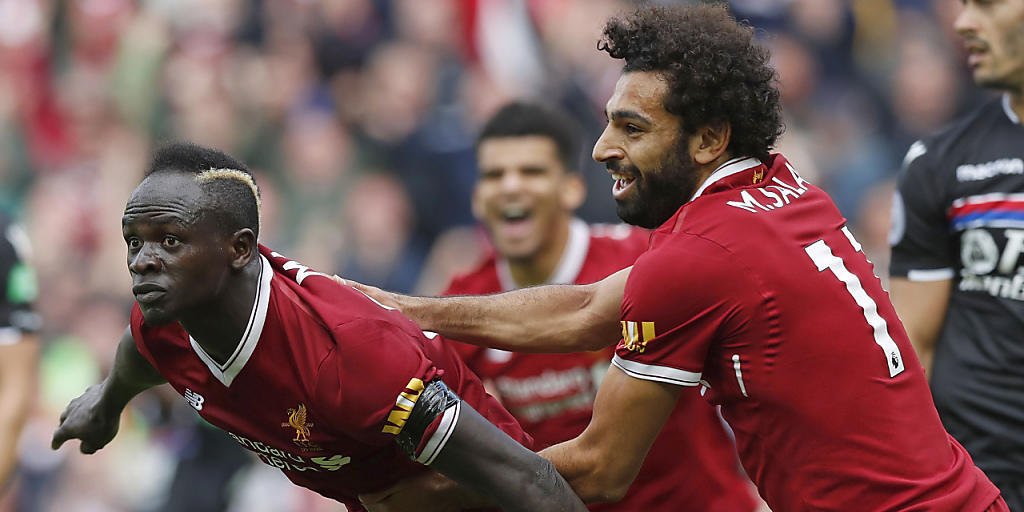 Sadio Mané jubelt nach seinem Siegtor gegen Crystal Palace am letzten Wochenende