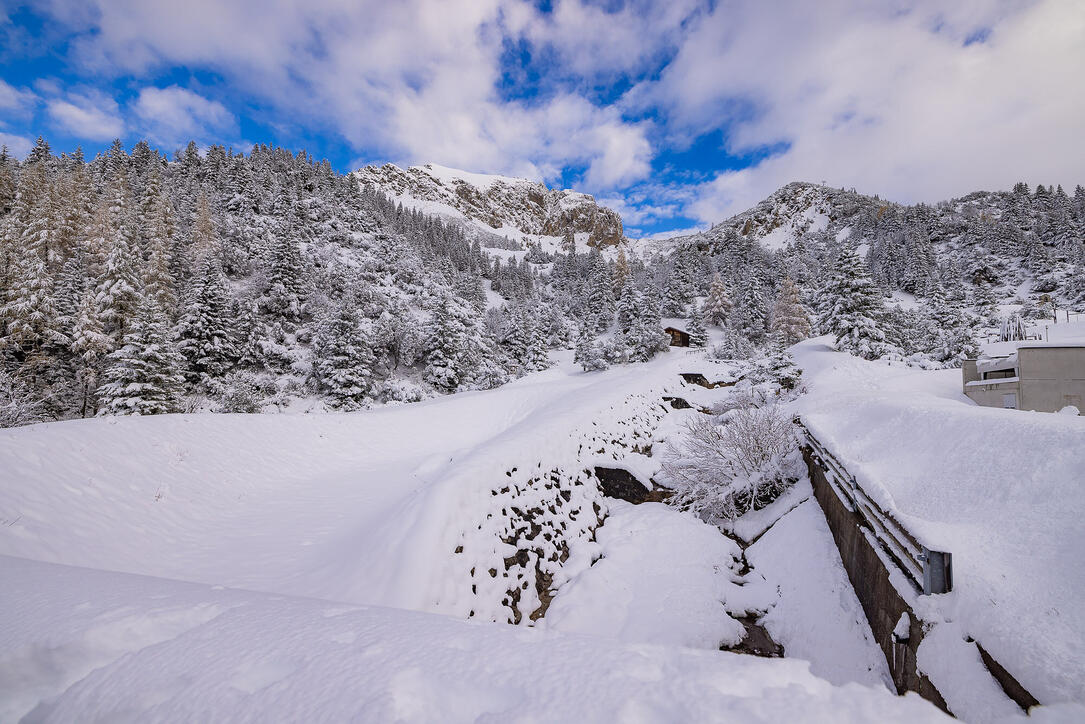 Der erste Schnee in Malbun und Steg