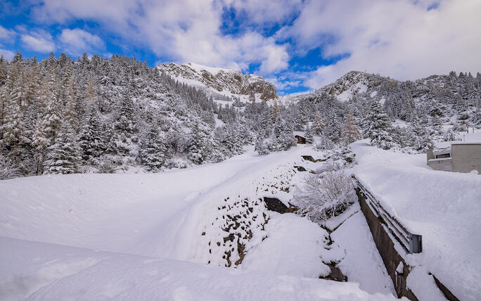 Der erste Schnee in Malbun und Steg