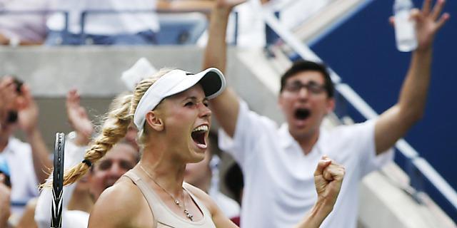 Der Siegesjubel der Caroline Wozniacki