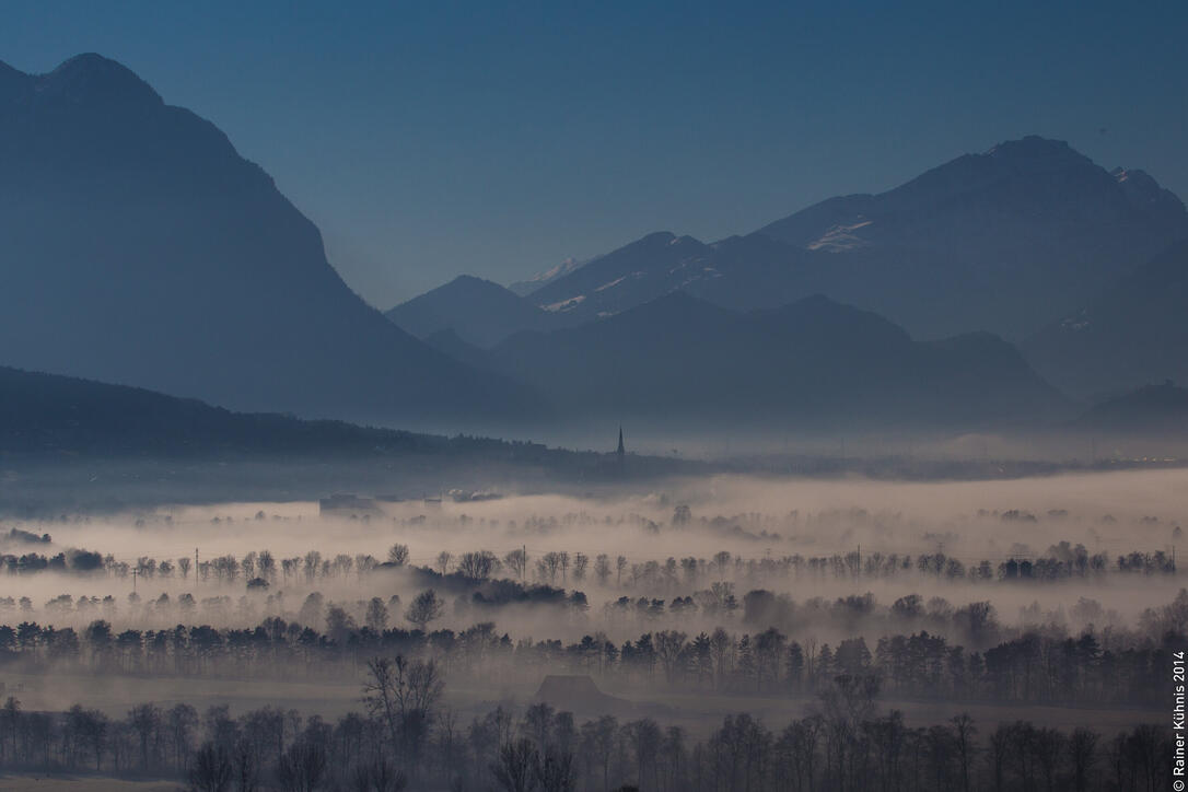 Nebel über dem Schaaner Riet