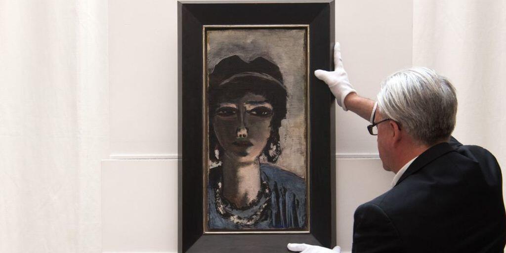 Mit 4,7 Millionen Euro ist Max Beckmanns "Die Ägypterin" das teuerste Gemälde, das jemals auf einer Auktion in Deutschland zugeschlagen wurde.