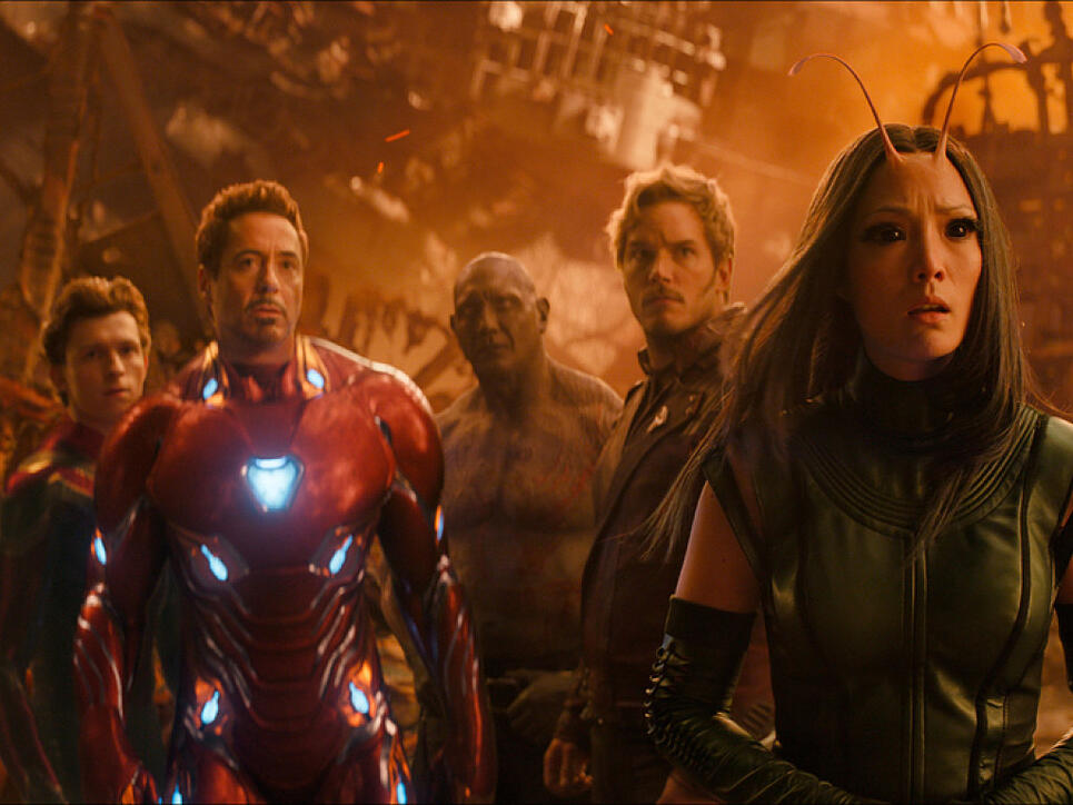 Szenenbild aus "Avengers: Infinity War". Der Science-Fiction-Film beherrschte am Wochenende vom 26. bis 29. April 2018 die Kinos der Welt. Auch in der Schweiz belegte er mit grossem Abstand Platz 1. (Archiv)