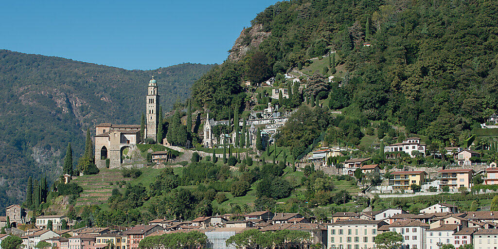 Das Tessiner Dorf Morcote, einer der 20 ausgewählten Orte des Projektes "Verliebt in schöne Orte" von Schweiz Tourismus und Bundesamt für Kultur. (Archivbild)