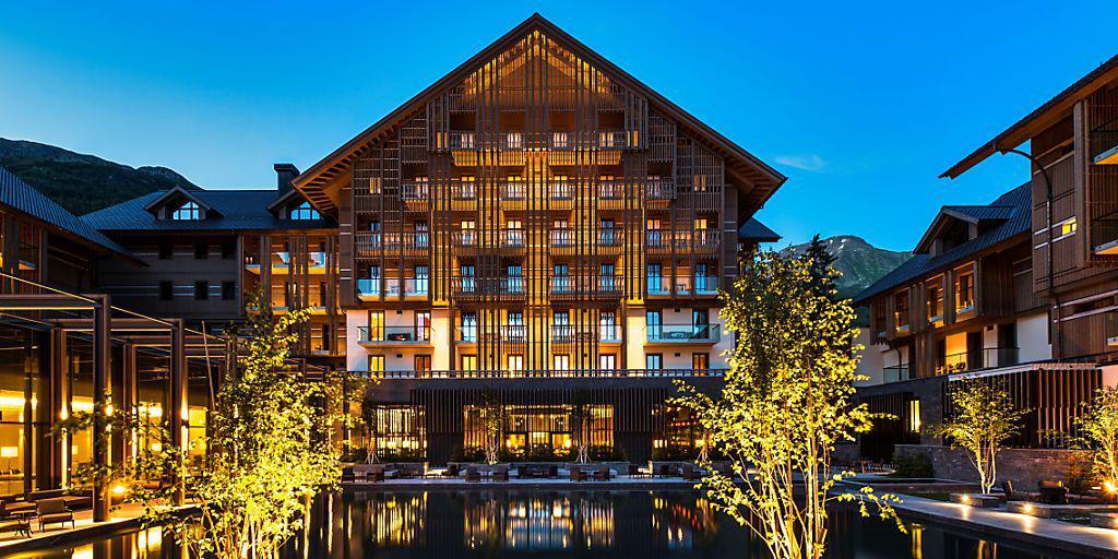 Fünf-Sterne-Luxus in den Urner Alpen: Das 2013 eröffnete Hotel "The Chedi Andermatt" ist das Schweizer Hotel des Jahres 2017.