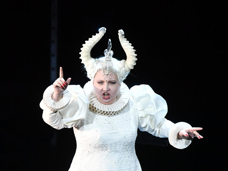Erhielt am meisten Applaus: die russische Koloratursopranistin Albina Shagimuratova in der Oper "Die Zauberflöte" an den Salzburger Festspielen.