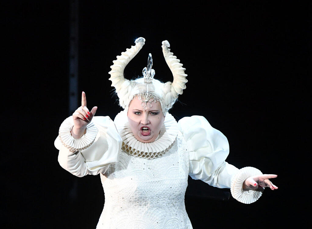 Erhielt am meisten Applaus: die russische Koloratursopranistin Albina Shagimuratova in der Oper "Die Zauberflöte" an den Salzburger Festspielen.