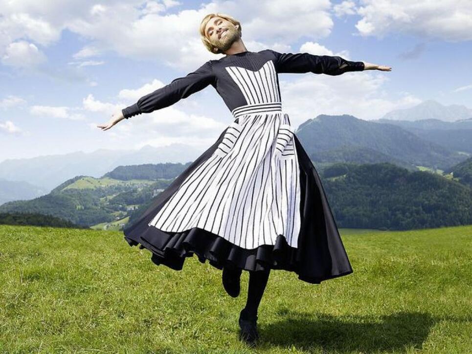 Conchita Wurst als Maria Trapp in der Style Bible für die Aids-Benefiz-Gala Life Ball vom 2.Juni 2018. (Pressebild)