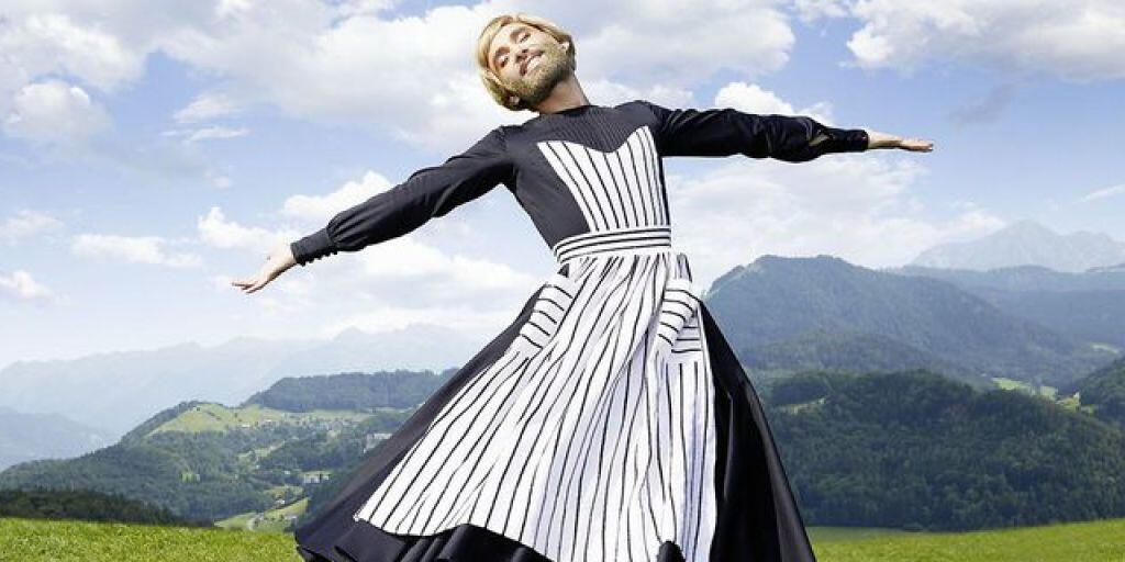 Conchita Wurst als Maria Trapp in der Style Bible für die Aids-Benefiz-Gala Life Ball vom 2.Juni 2018. (Pressebild)