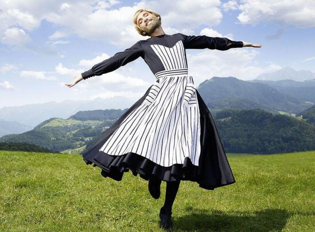 Conchita Wurst als Maria Trapp in der Style Bible für die Aids-Benefiz-Gala Life Ball vom 2.Juni 2018. (Pressebild) Conchita Wurst als Maria Trapp in der Style Bible für die Aids-Benefiz-Gala Life Ball vom 2.Juni 2018. (Pressebild)