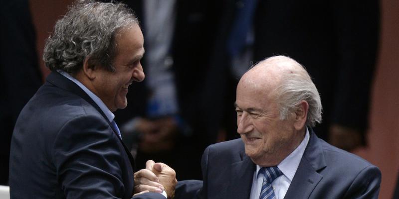 Michel Platini und Sepp Blatter: Eine Freunde, jetzt Feinde und beide suspendiert