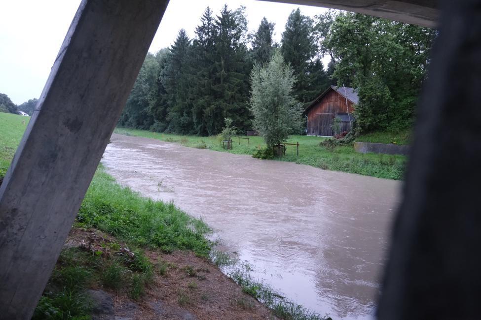 Hochwasser Rhein und Kanal (28.08.2023)