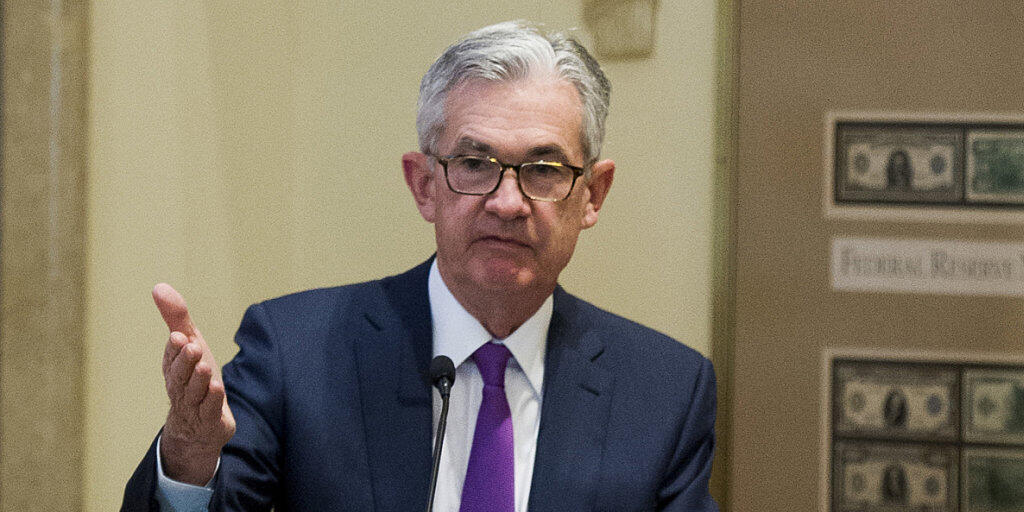 Federal Reserve Chef Jerome Powell schätzt die US-Wirtschaft weiter als sehr gut ein. (Archiv) Federal Reserve Chef Jerome Powell schätzt die US-Wirtschaft weiter als sehr gut ein. (Archiv)