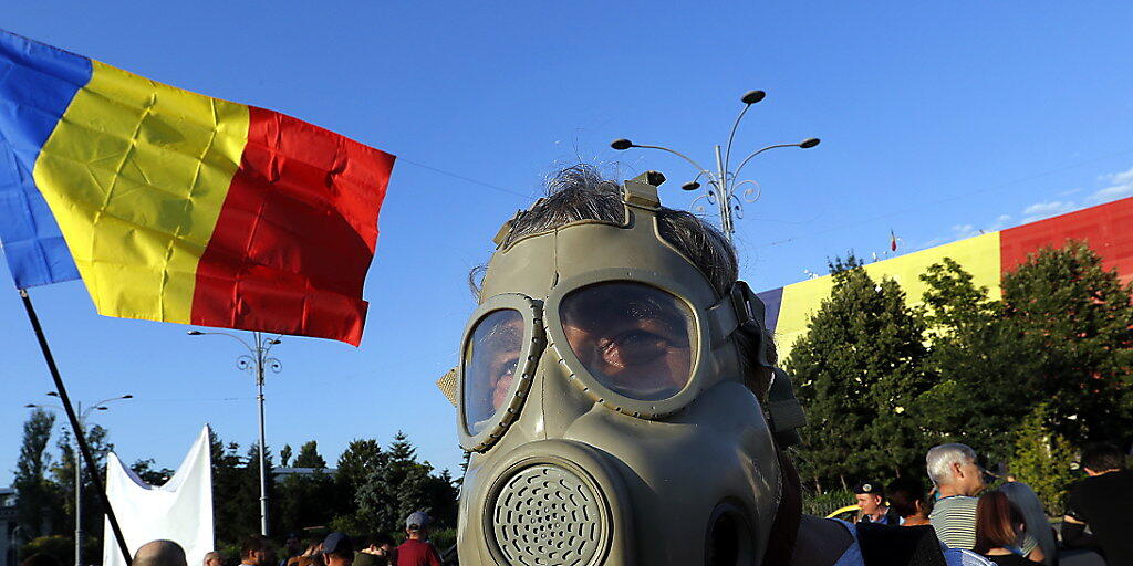 Die Rumänen haben genug von ihrer korrupten Regierung und gehen in Bukarest (Bild) und anderen Städten auf die Strasse.
