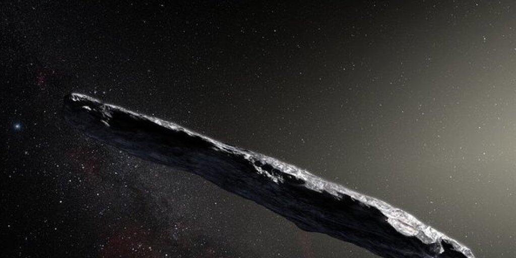 So könnte 'Oumuamua aussehen. Aber vielleicht handelt es sich gar nicht um einen Kometen aus Stein und Eis. Zwei US-Forscher vermuten dahinter ein Stück Alien-Technologie.