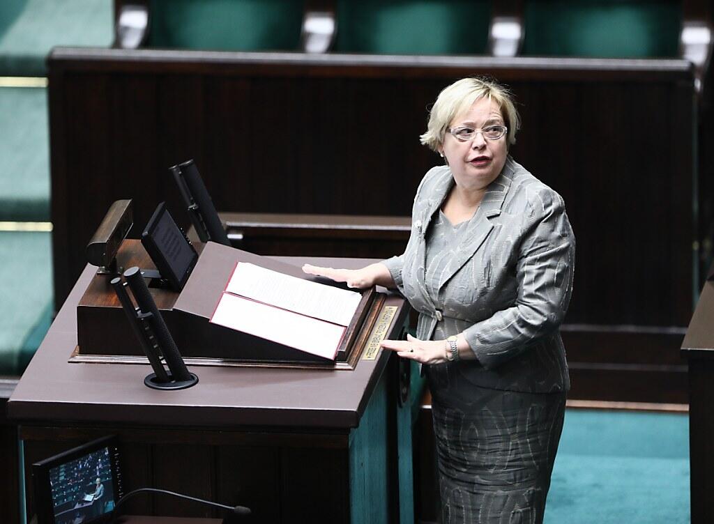 Polens oberste Richterin Malgorzata Gersdorf will nicht den Hut nehmen. Sie sprach von einer "Säuberung" am Obersten Gericht durch die nationalkonservative Regierung.(Archivbild) Polens oberste Richterin Malgorzata Gersdorf will nicht den Hut nehmen. Sie sprach von einer "Säuberung" am Obersten Gericht durch die nationalkonservative Regierung.(Archivbild)