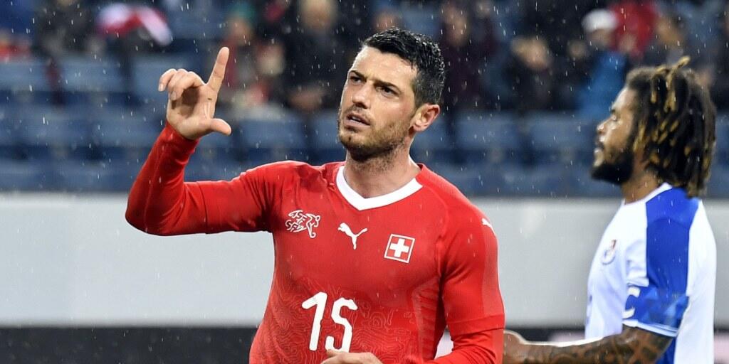 Auftakt zu einem erfreulichen Abend: Blerim Dzemaili feiert sein 1:0 gegen Panama
