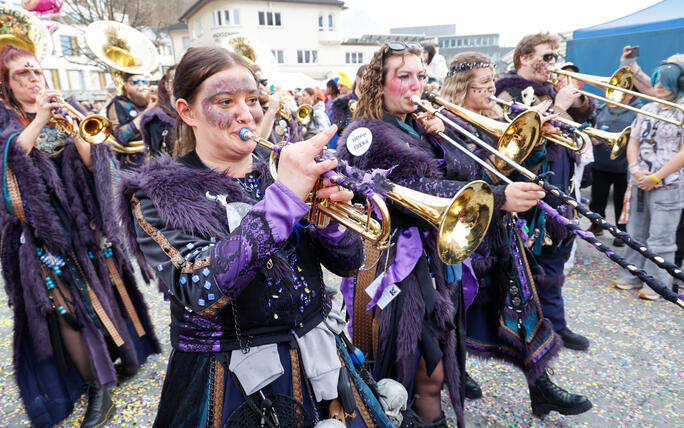 Fasnachtsumzug in Vaduz