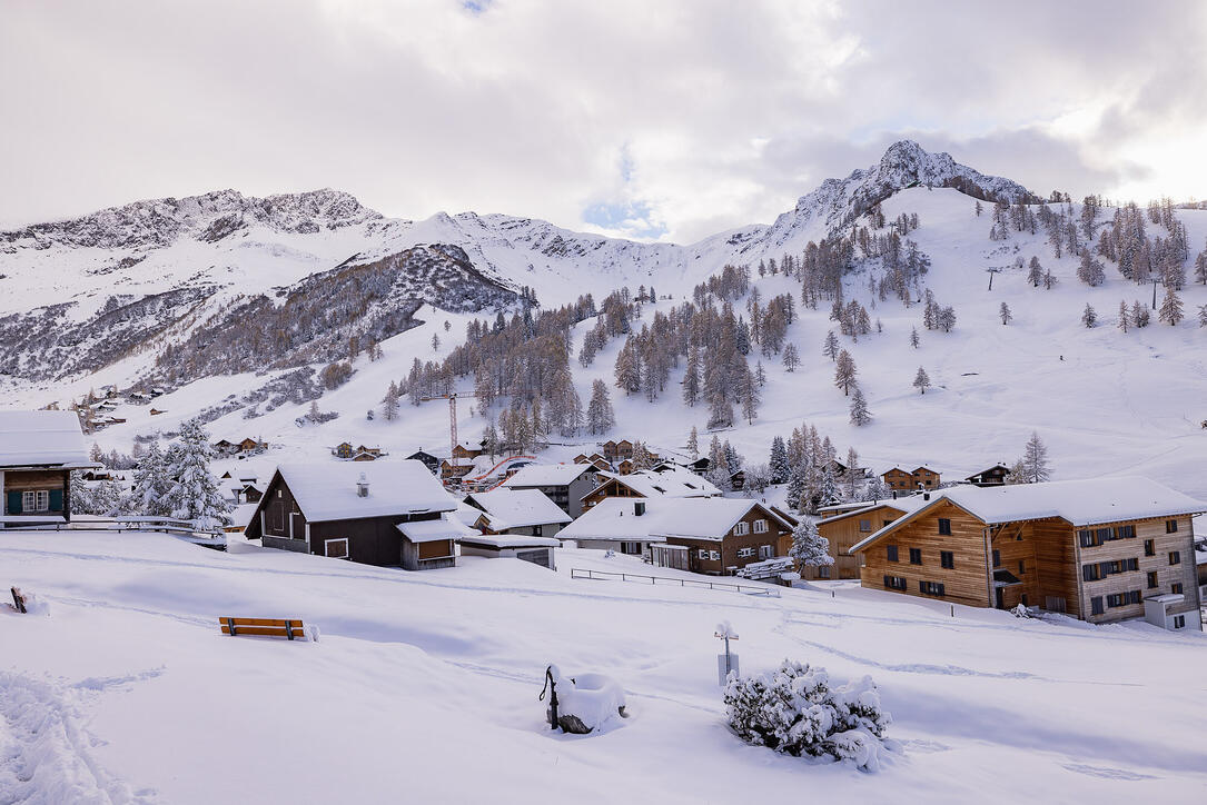 Der erste Schnee in Malbun und Steg