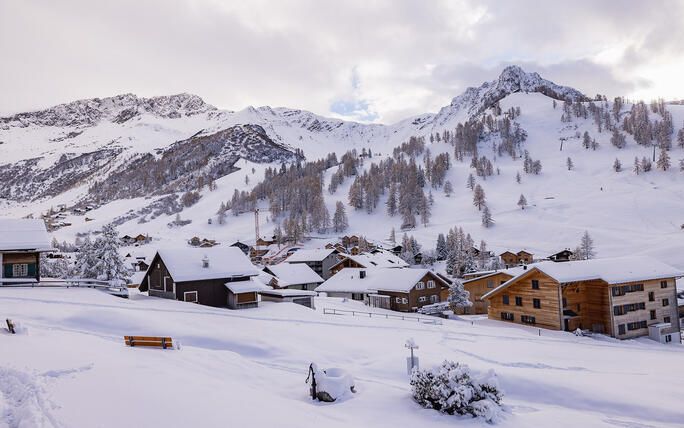 Der erste Schnee in Malbun und Steg