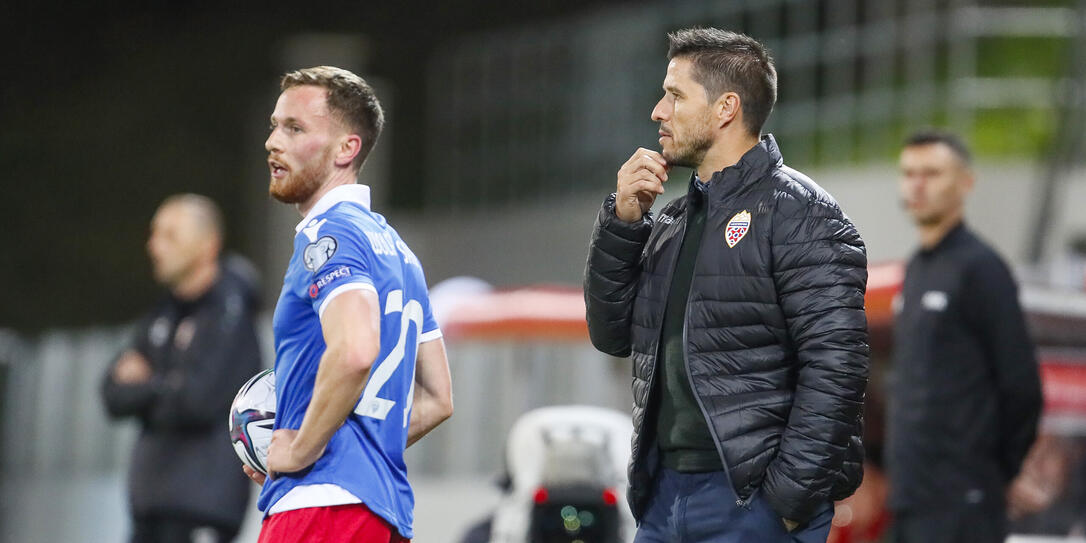 Liechtenstein Vaduz Fussball UEFA WM-Qualifikationsspiel Liechtenstein - Nordmazedonien Liechtenstein Vaduz Fussball UEFA WM-Qualifikationsspiel Liechtenstein - Nordmazedonien