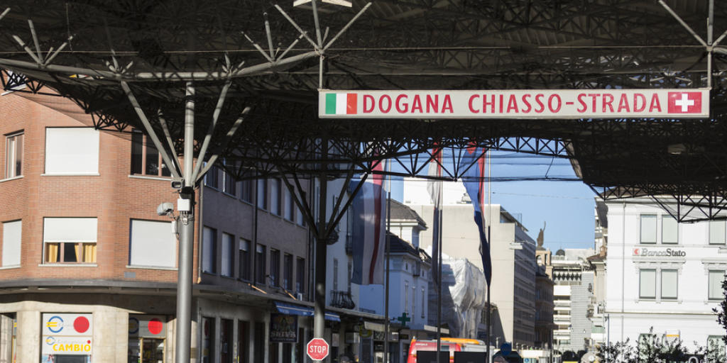 Die Schweizer Grenze in Chiasso. (Archiv)