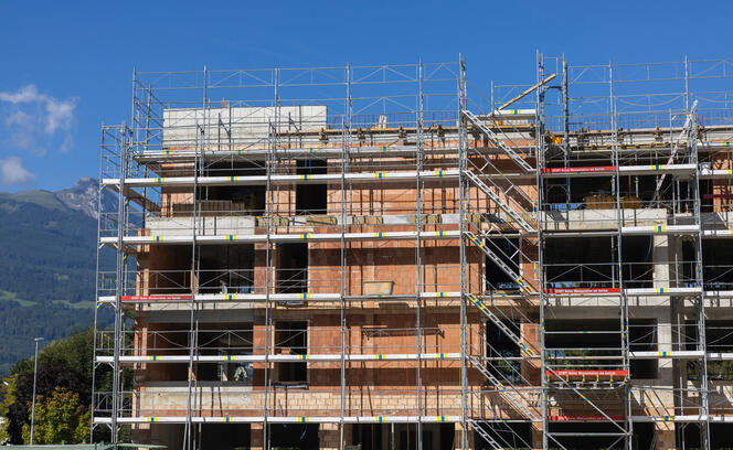 Baustelle in Schaan