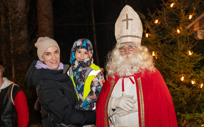Nikolaus im Walde, Schellenberg (07.12.2024)