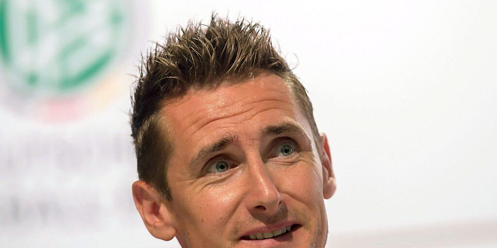 Miroslav Klose traf an Weltmeisterschaften so oft wie keiner - insgesamt 16 Mal