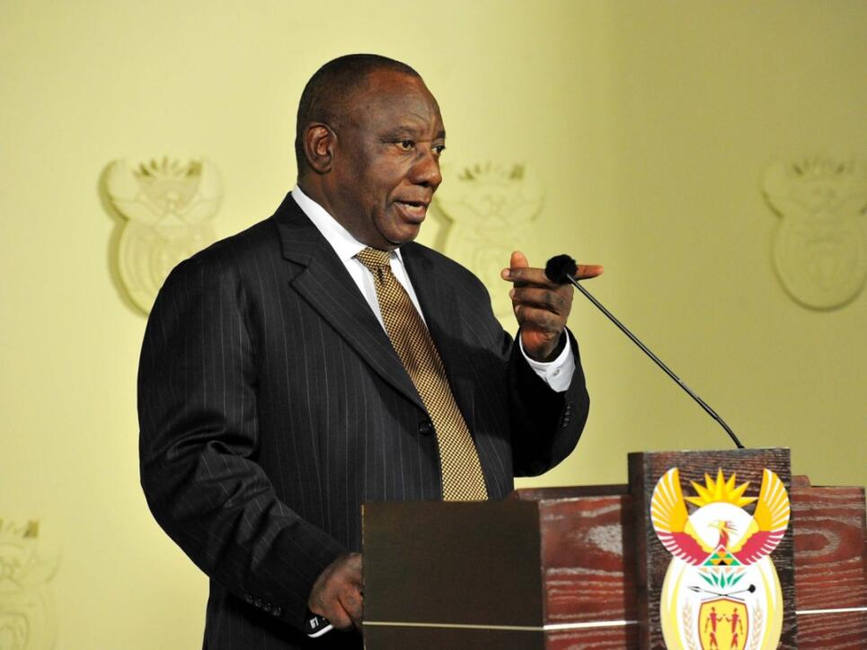Viele Abgeordnete in Südafrika schliessen sich dem Willen des neuen südafrikanischen Präsidenten Cyril Ramaphosa nach einer Landreform an.