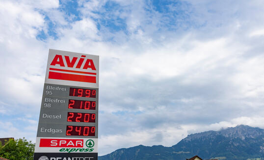 Benzinpreise in Liechtenstein