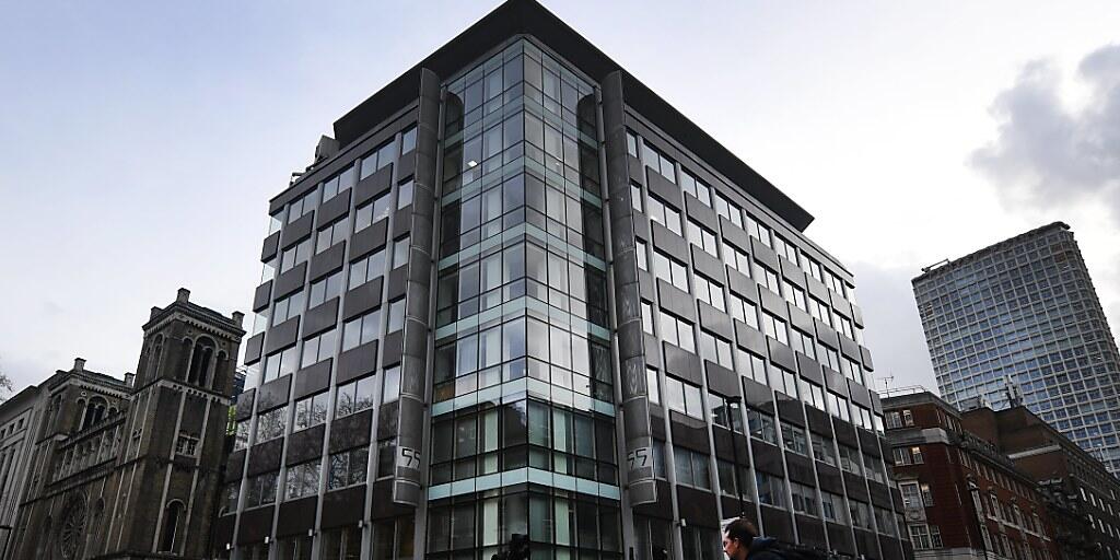 Blick auf das Gebäude, in dem sich die Büros von Cambridge Analytica in London befinden.