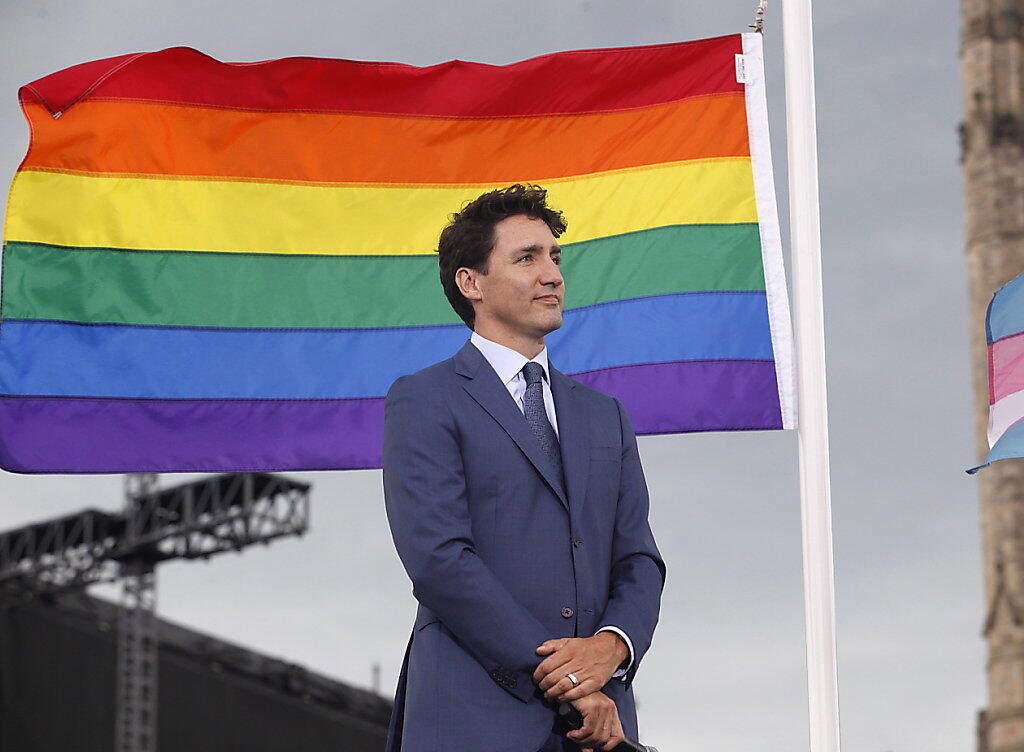 Der Gebrauch bestimmter Mengen Cannabis wird in Kanada ab Oktober legal sein. Dies kündigte Premierminister Justin Trudeau am Mittwoch an. (Foto: Patrick Doyle/The Canadian Press via AP)