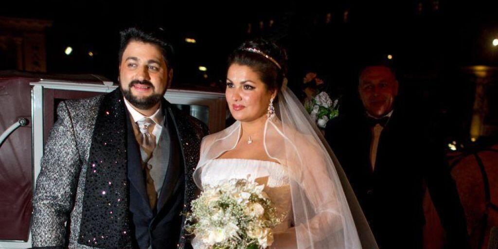 Anna Netrebko und ihr Mann Yusif Eyvazov - hier 2015 auf ihrer Hochzeit - werden nächstes Jahr gemeinsam in der Arena von Verona auftreten. Das Engagement steht in Zusammenhang mit dem Versuch, das beschädigte Image der Arena zu verbessern.