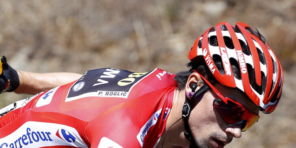 Der slowenische Leader Primoz Roglic sitzt in der Vuelta weiter fest im Sattel