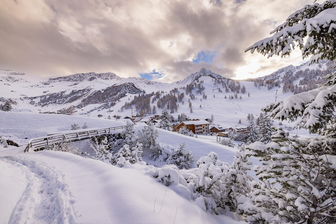 Der erste Schnee in Malbun und Steg