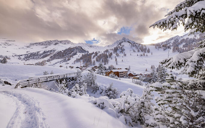Der erste Schnee in Malbun und Steg