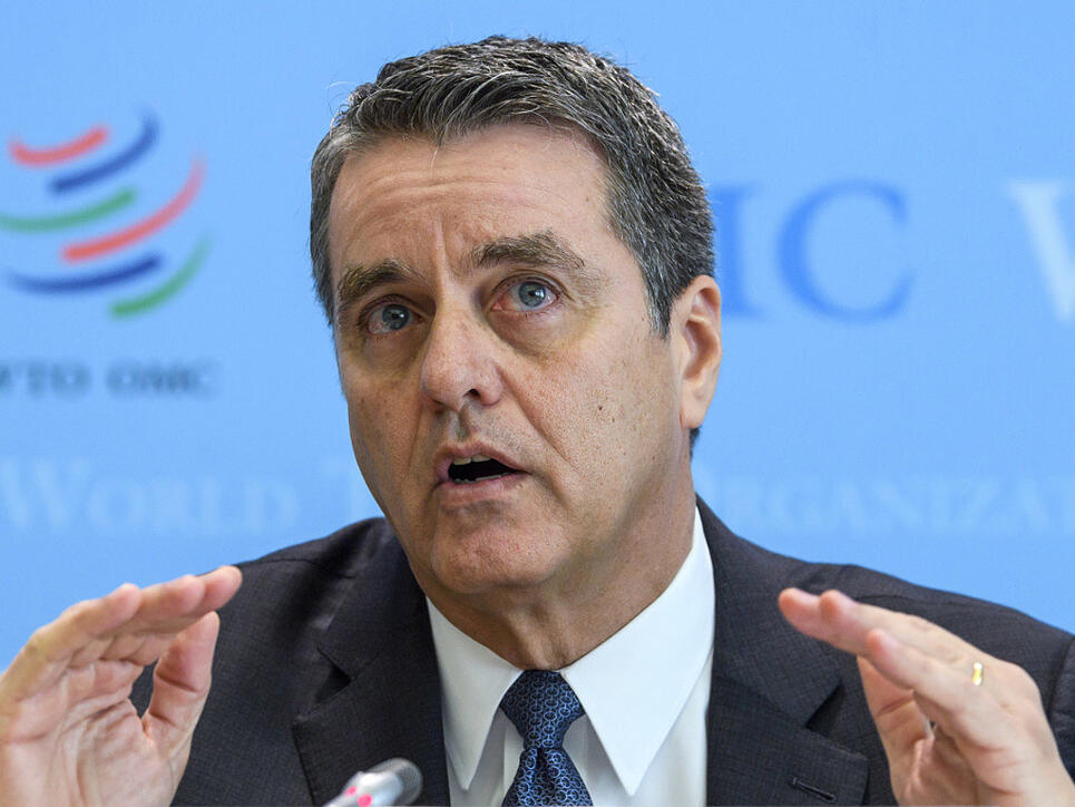 Roberto Azevedo, Chef der Welthandelsorganisation WTO, warnt und mahnt. (Archivbild)